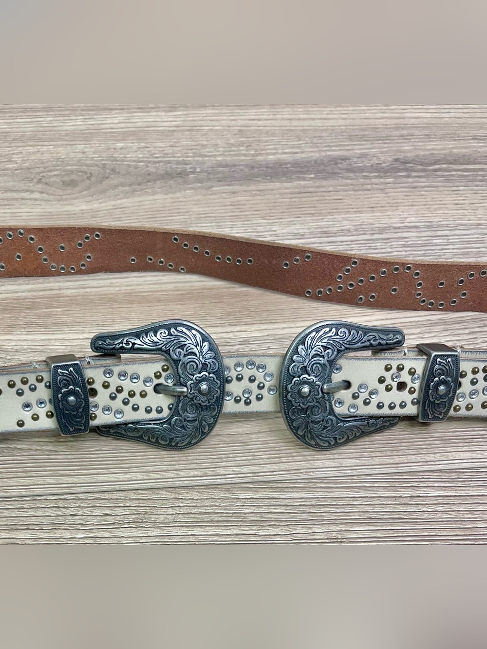 Idyllwind Double Buckle Studded Miranda Lambert belt M/L